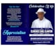 design obituary, memorial, funeral program
