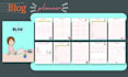 design custom planner, journal, tracker and calendar PDF printables