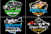 do trucking dispatching towing transport junk removal and logistics logo