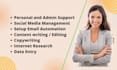 be your creative virtual assistant personal assistant social media manager