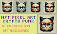 create impressive and custom nft pixel art and collection