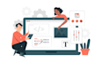 create responsive css javascript website animation