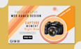 design a professional web banner, header, ads, cover