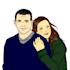 draw you a lovely couple portrait