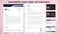 design business card and letterhead