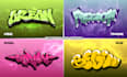 design streetwear graffiti logo for your brand