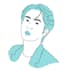 draw minimalist flat line avatar