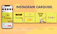 design attractive carousel posts and carousel infographics in 24hrs