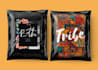 design stunning poly mailer, shipping bag and product box