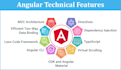 develop angular front end web app and fix bug in angular