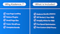 design website in kadence theme and blocks