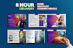 design professional flyer, brochure, company profile, booklet in 8 hours