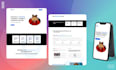 design a modern responsive landing page in figma