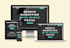wix landing page design, wix studio, and squarespace