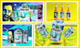 design energy drink can and beverage bottle label packaging