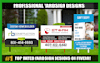 design professional yard sign