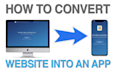 convert website into app using webview or android studio