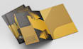 design 2 premium presentation folders within 24hr