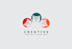 give creative cat logo design with new concepts