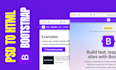 convert figma, xd, PSD to responsive bootstrap theme
