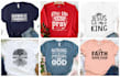 do christian t shirt design within your budget
