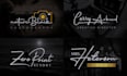 design signature, handwritten or calligraphy logo
