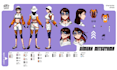 make your awesome character design sheet in any style