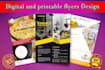 design printable and digital flyer, brochure and posters