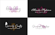 do an elegant signature logo