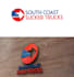 make an eye catchy trucking logo with fast delivery