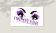 design a outstanding unique holographic lash logo design