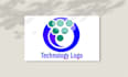 design a outstanding technology and connection logo design