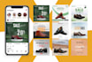 design 30 eye catching social media posts, ads, banners, creative posts