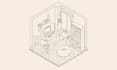 draw a isometric room