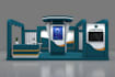 finished in 24 hours booth exhibition, standshow, expo booth