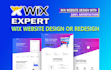 design or redesign wix website, lead capture page, wix ecommerce