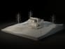 high quality architectural maquette style rendering