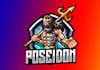 design professional poseidon logo without any copyright