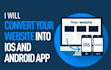 convert website to android app using a webview mobile app