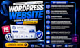 clone, redesign, clean and responsive wordpress website design by elementor pro