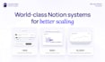 build custom automated notion workflow for your business