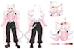 draw a custom character design or reference sheet