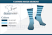 design crew socks, knighted socks for you