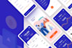 do UI UX design app, web, dashboard in figma