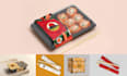 design chinese food packaging in print ready