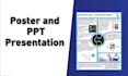 design professional science posters and PPT presentation