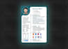 make professional resume design or modern cv template