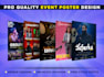 design attractive poster event, banner, flyer