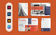 design brochure, company profile, annual report and product catalog