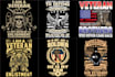 do USA veteran flag and military t shirt design